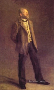 トーマス・イーキンス Painting - ジョン・マクルーア・ハミルトン・リアリズムの肖像画 トーマス・イーキンス